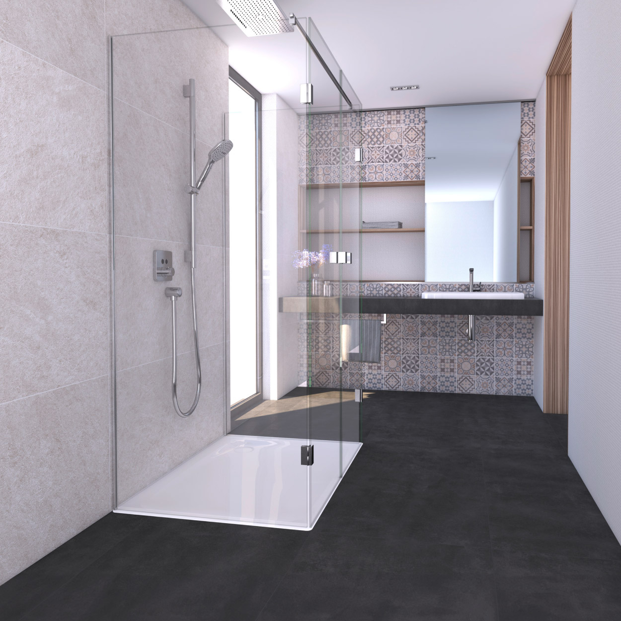 wedi Fundo Ligno Plus Duschbodenelement